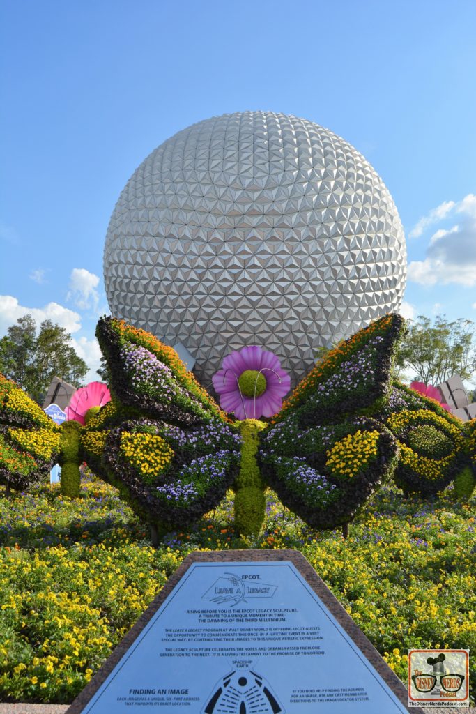 The Disney Nerds Podcast March 11, 2019 Epcot Flower and Garden Photo Report - 2019 Entrance Topiaries.