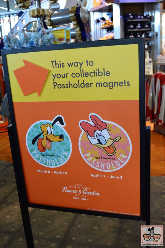 The Disney Nerds Podcast March 11, 2019 Epcot Flower and Garden Photo Report - After you get the Pluto AP magnet, but sure to stop back after April 11th for Daisy