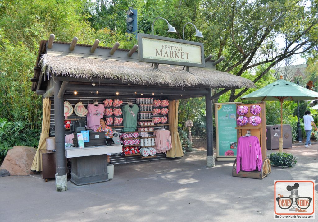 The Disney Nerds Podcast March 11, 2019 Epcot Flower and Garden Photo Report - The old map beads kiosk is now a festival market.