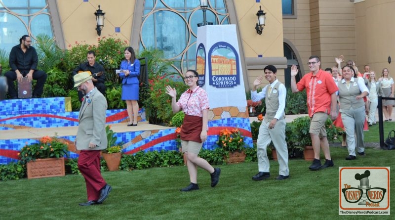 The Disney Nerds Podcast Coronado Springs Gran Destino Tower Grand Opening Ceremony Cast Member Costumes