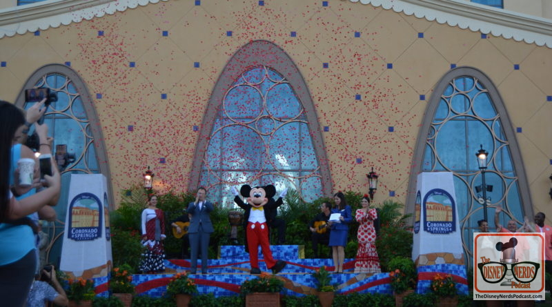 The Disney Nerds Podcast Coronado Springs Gran Destino Tower Grand Opening Ceremony Mickey Mouse