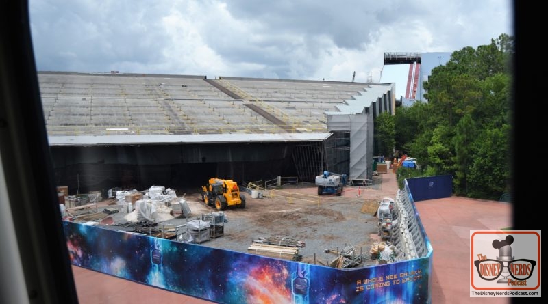 The Disney Nerds Podcast Construction Photo Report - Gradians of the Galaxy Coaster work continues