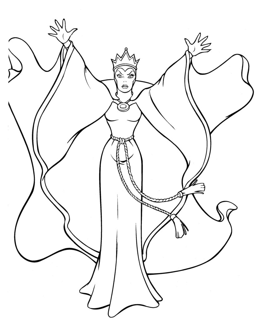 Disney Coloring Pages - Evil Queen
