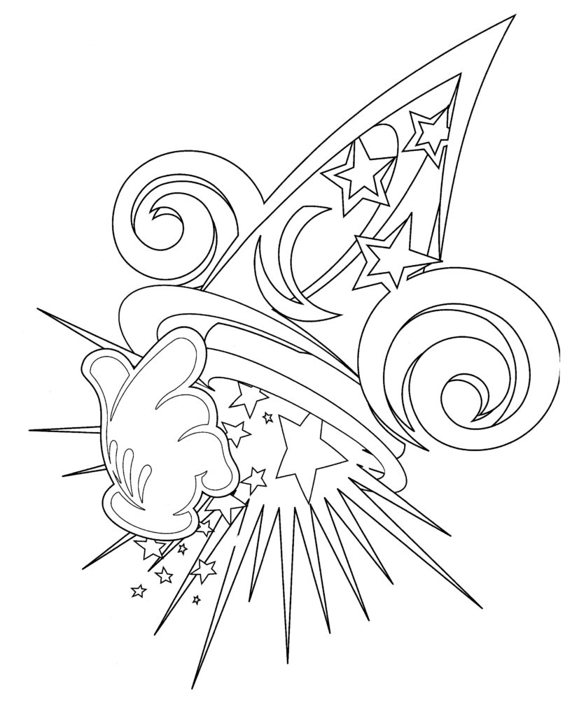 Disney Coloring Pages - Hollywood Studios Hat