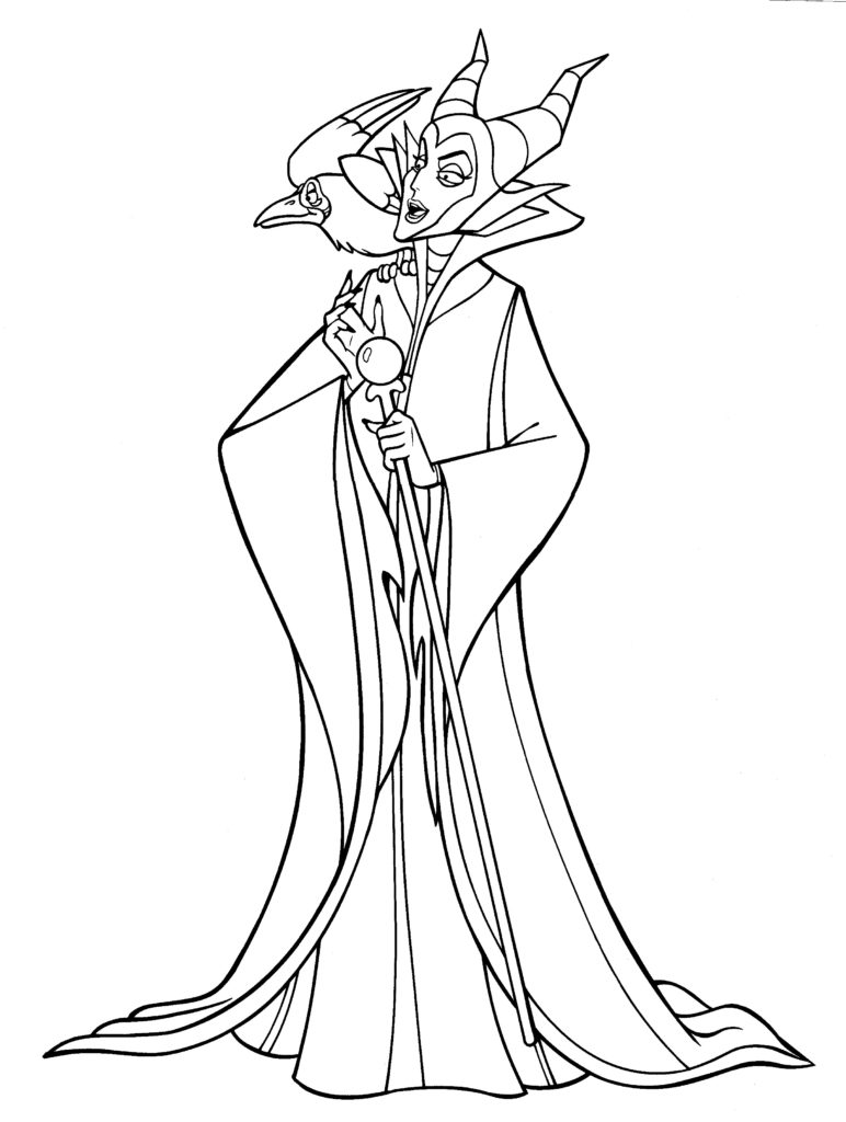 Disney Coloring Pages - Maleficent