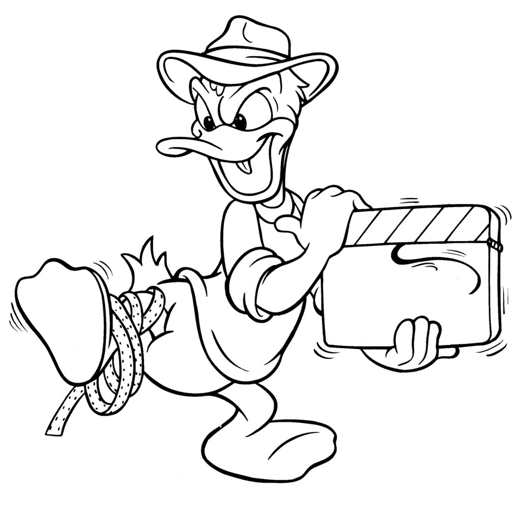 Disney Coloring Pages - Donald Hollywood Studios