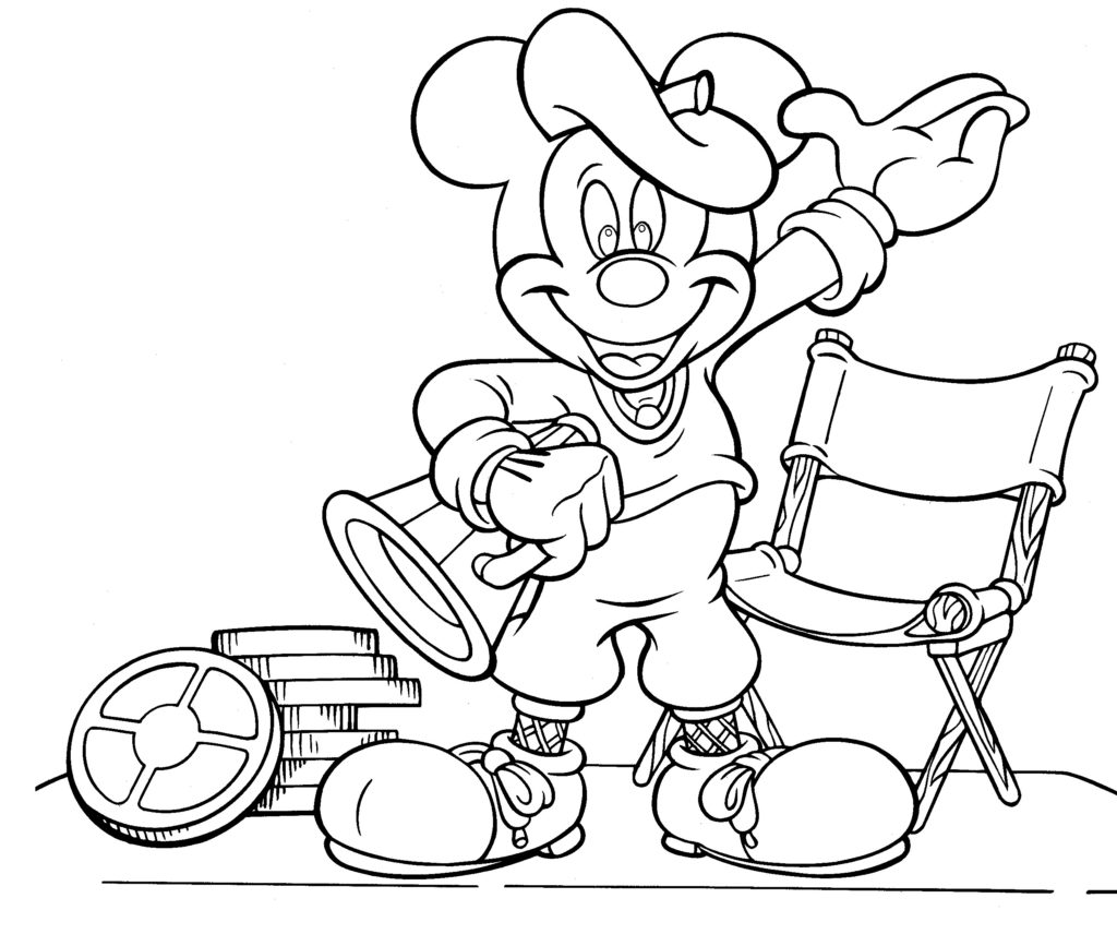Disney Coloring Pages - Mickey Hollywood Studios