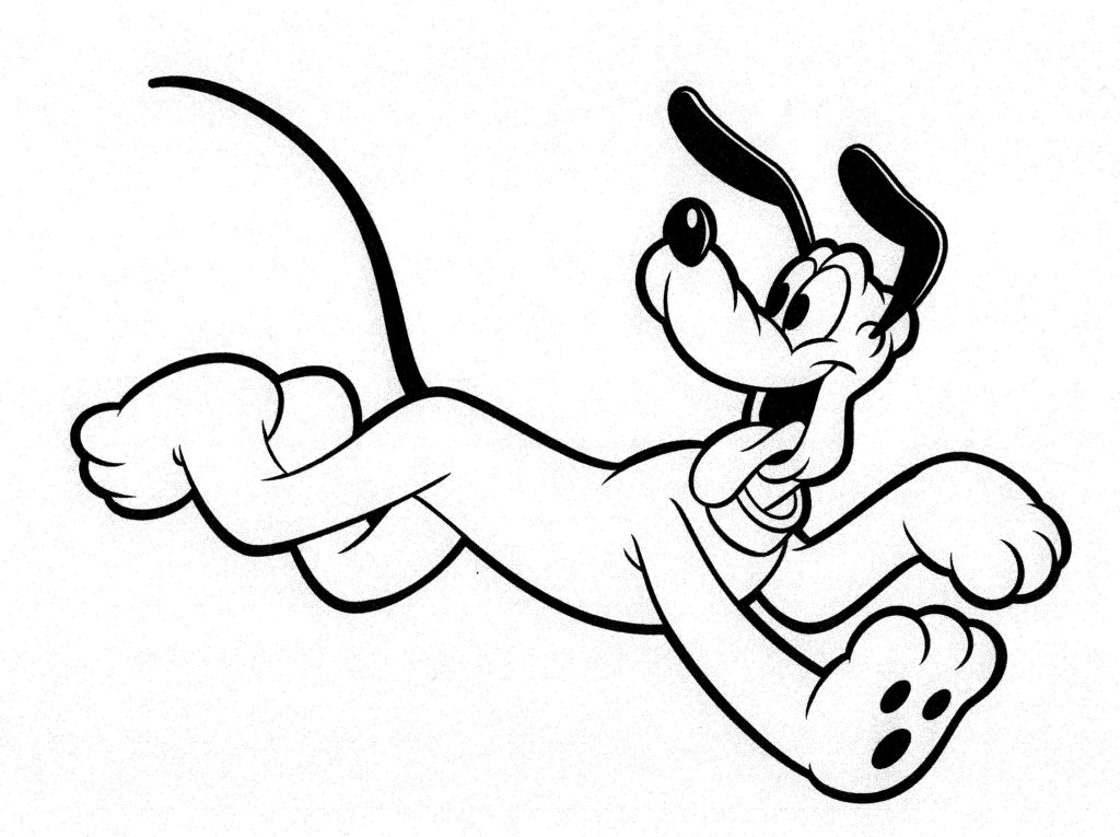 Disney Coloring Pages - Pluto