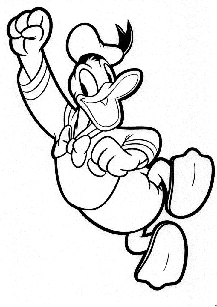 Disney Coloring Pages - Donald Duck