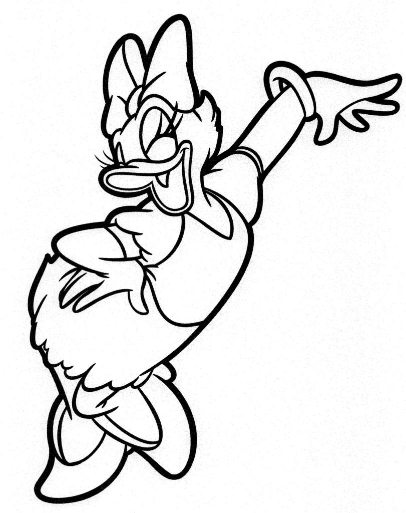 Disney Coloring Pages - Daisy