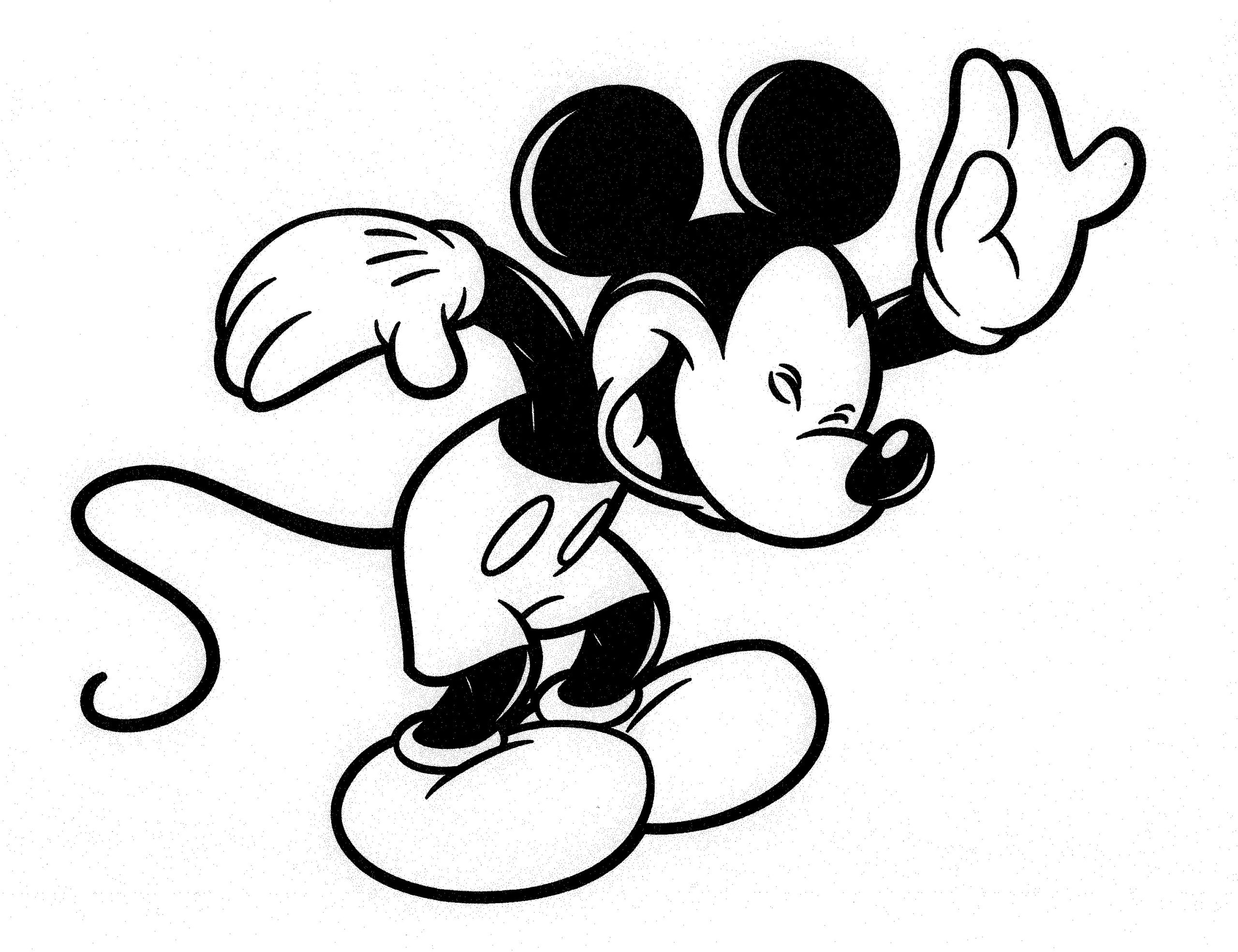 Disney Coloring Pages – Mickey – The Disney Nerds Podcast