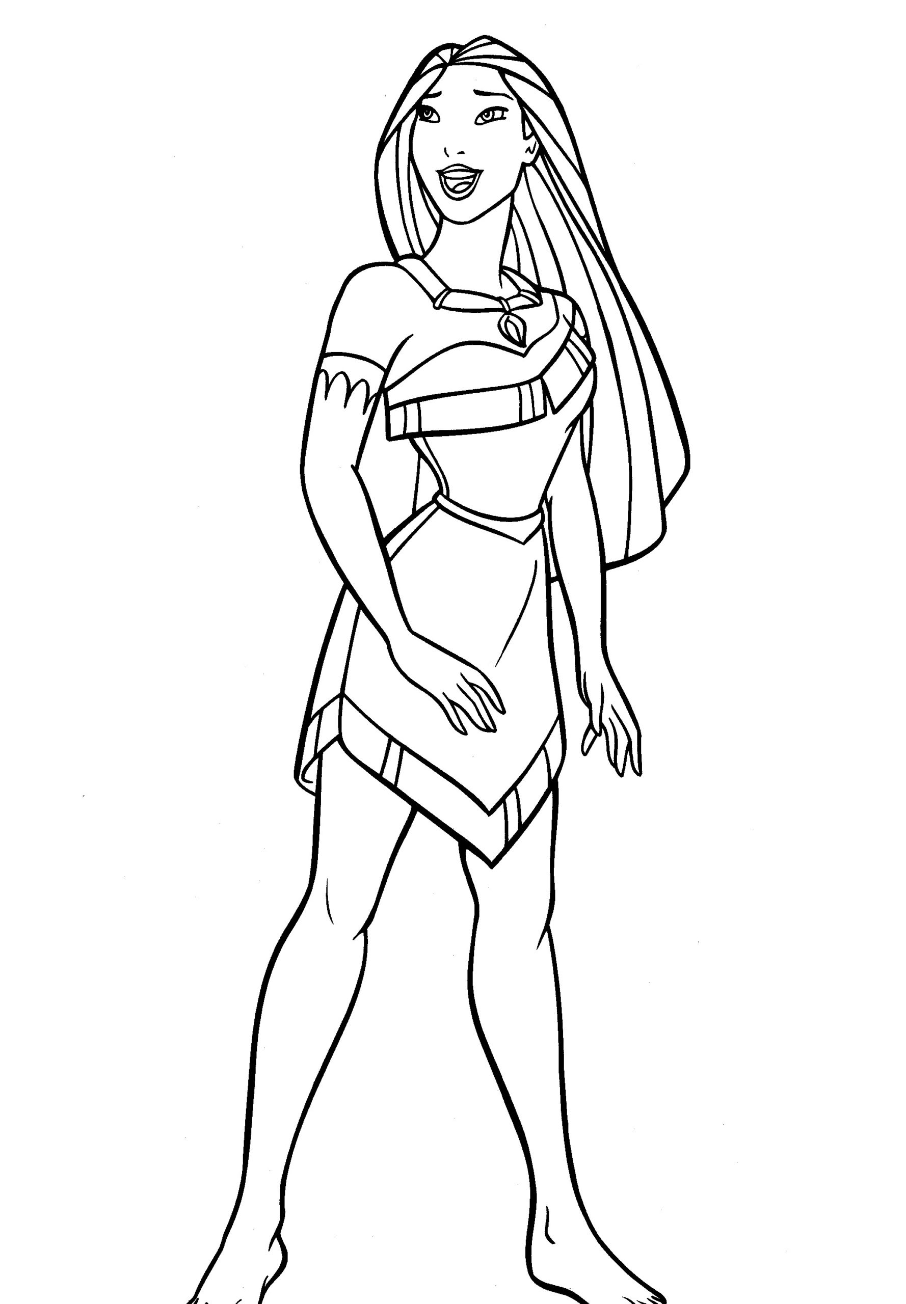 Disney Coloring Pages – Pocahantas – The Disney Nerds Podcast