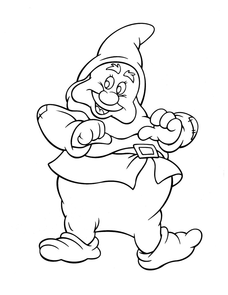 Disney Coloring Pages - happy