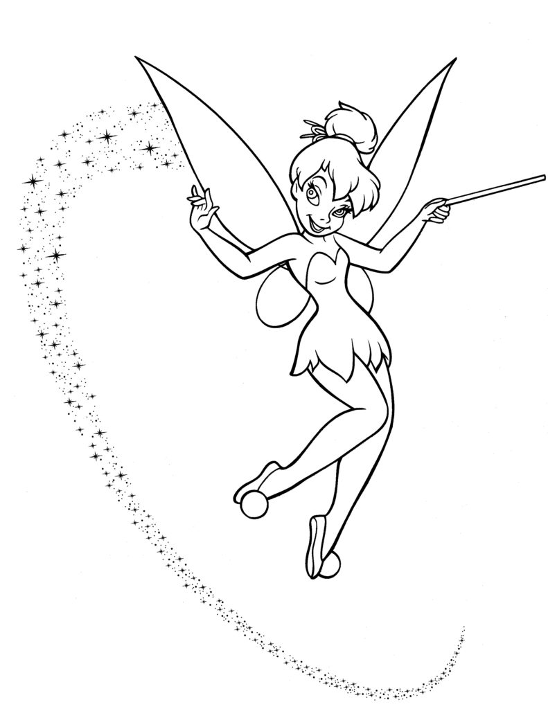 Disney Coloring Pages - Tinkerbell