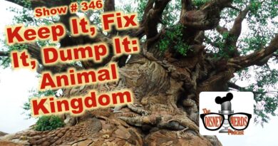 Disney Nerds Podcast Show # 346 Keep It, Fix It, Dump It, at Disney's Animal Kingdom
