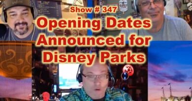 Disney Nerds Podcast Show # 347 Disney Announces Re-Opening Dates for Parks!