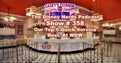 Show # 359 Our Top 5 Quick Service Restaurants at WDW