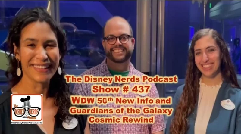 Join us this week for part 2 of the coverage of the new information for Disney's 50th and the opening of the Guardians of the Galaxy Cosmic Rewind.  Thanks for listening!  Stop by thedisneyenrdspodcast.com to see the links for videos for all of these interviews.