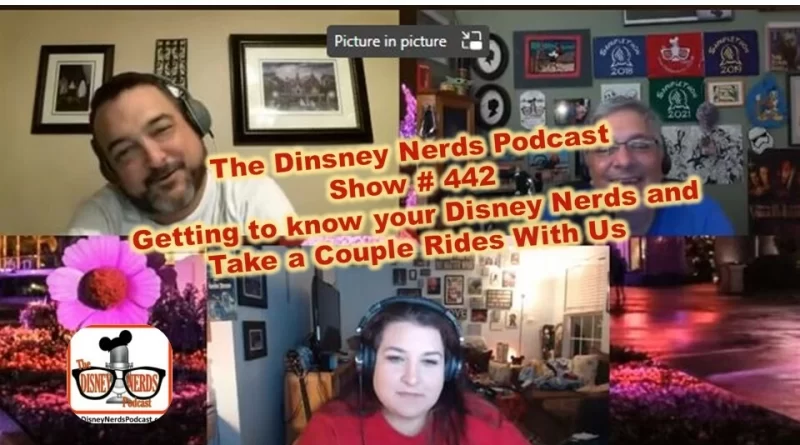 Show # 442 Getting to Know the Disney Nerd Co-hosts and Take Some Rides with Us