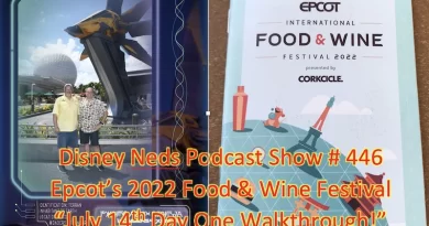 Show # 446 disney Nerds Podcast Epcot's Food And wine 2022